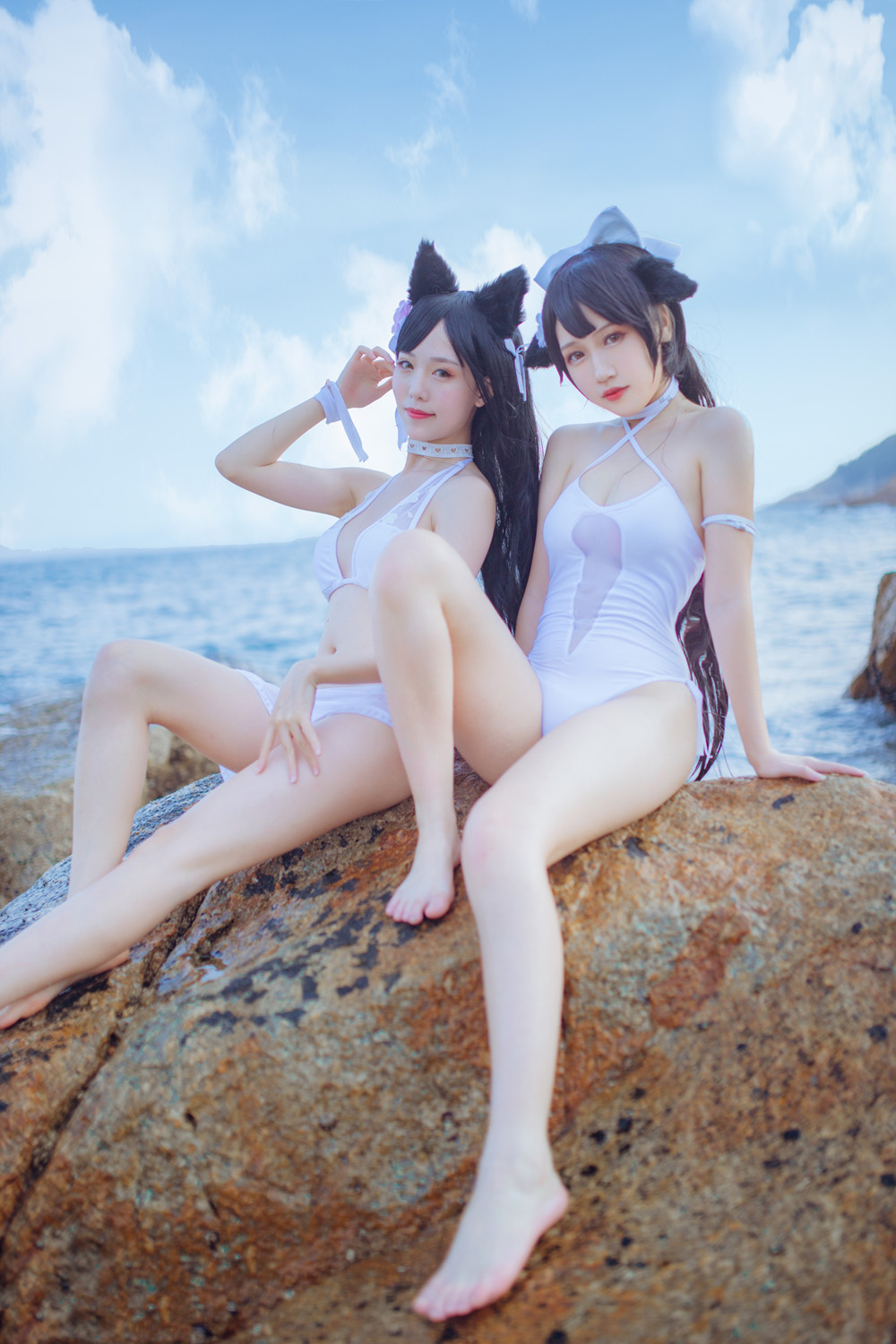 图片[1]-不呆猫 NO.001 ×抖娘 獒犬海边泳装 [42P-336MB]-微密空间-全网最全抖音网红铁粉空间写真